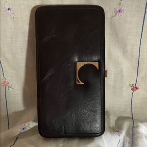 Liz Claiborne dark brown Leather wallet